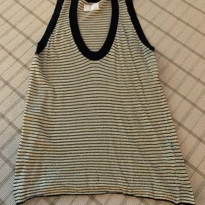 Zadig & Voltaire striped knit tank top.